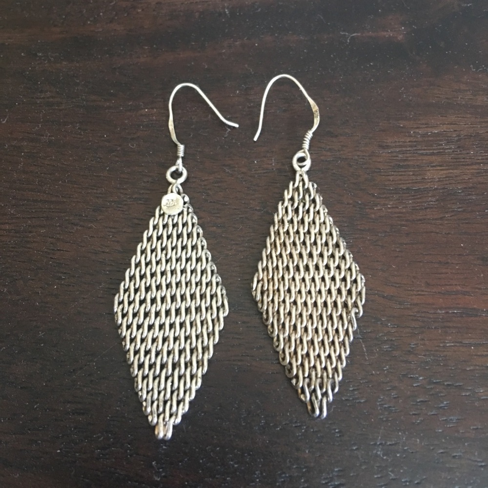 Silver earrings